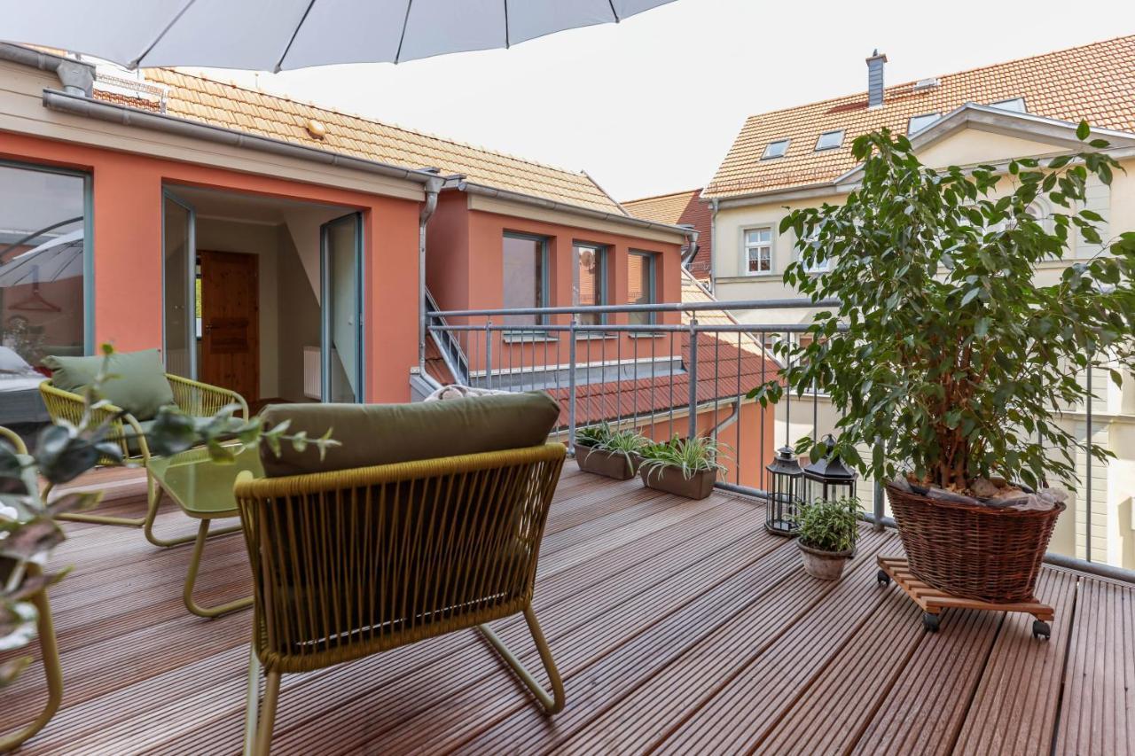 Bohnapartments Bauhaus - Absolutes Zentrum - Terrasse - Vollausstattung - Wlan Weimar  Exteriör bild